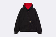 Chaqueta Carhartt WIP Active Jacket Canvas 50 Years Anniversary Negro y Rojo para Hombre